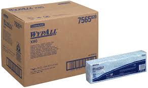 7565 Wypall X80 BLUE Cleaning Cloth interfold (10 bags x 25 sheets)