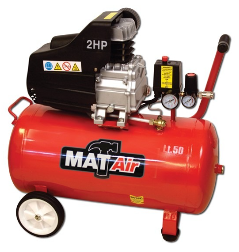 AIR2020- COMPRESSOR MATAIR 1.5KW/2HP 50L 220V DIRECT DRIVE