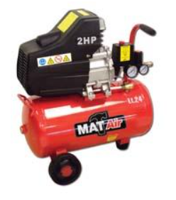 AIR2000- COMPRESSOR MATAIR 1.5KW/2HP 24L 220V DD